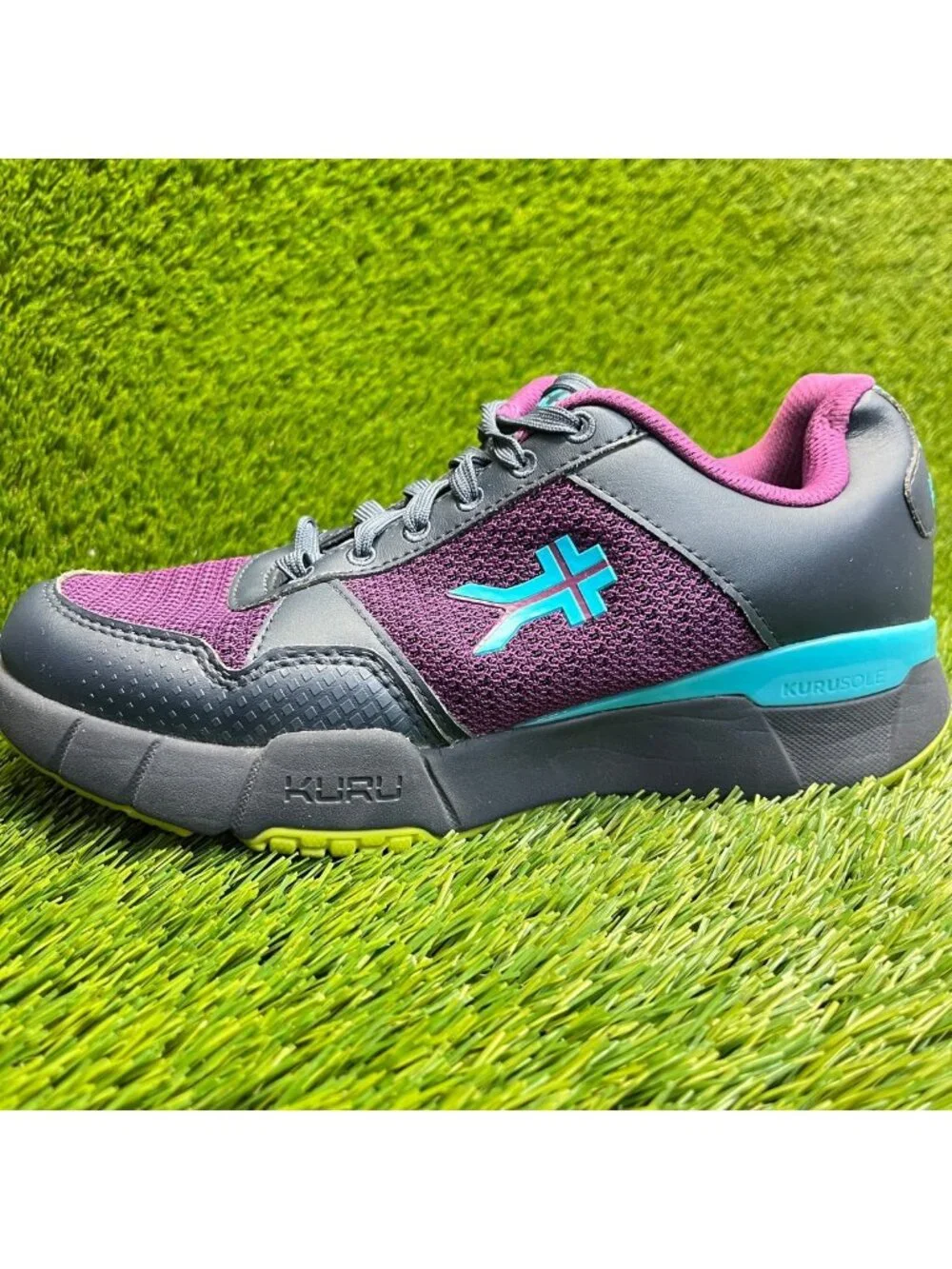 Kuru Quantum 2.0 Womens Size 8D Purple Blue Athletic Running Shoes Sneakers